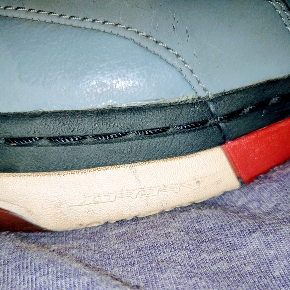 π₯π₯π₯π.. Air Jordan Ol' School's. Grey.Black/Red - Picture 6 of 14